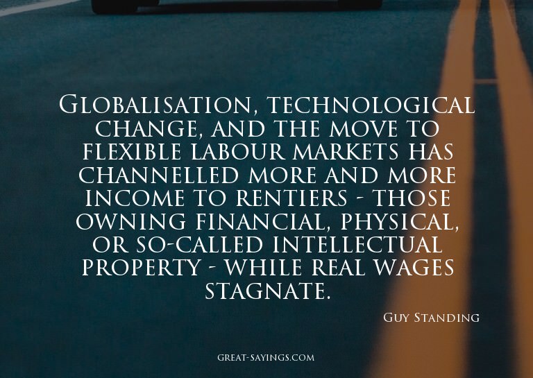 Globalisation, technological change, and the move to fl