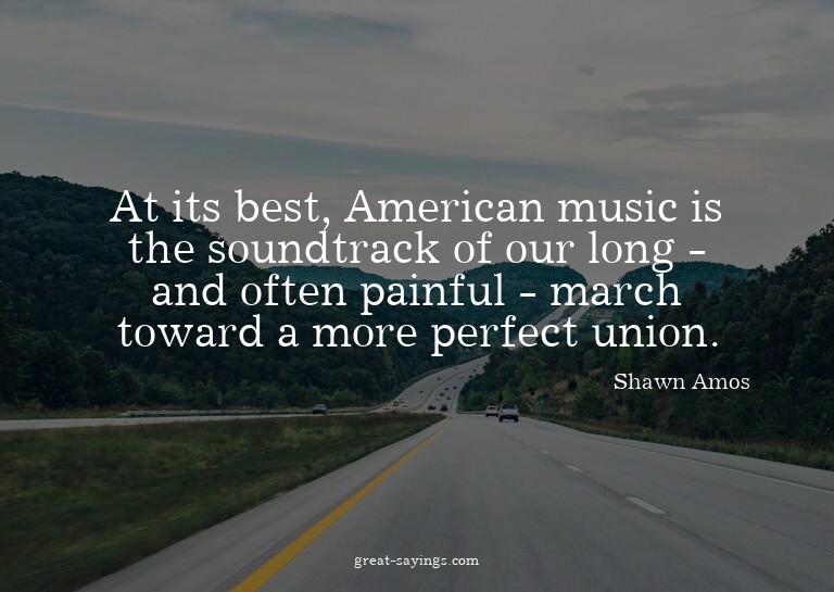 At its best, American music is the soundtrack of our lo