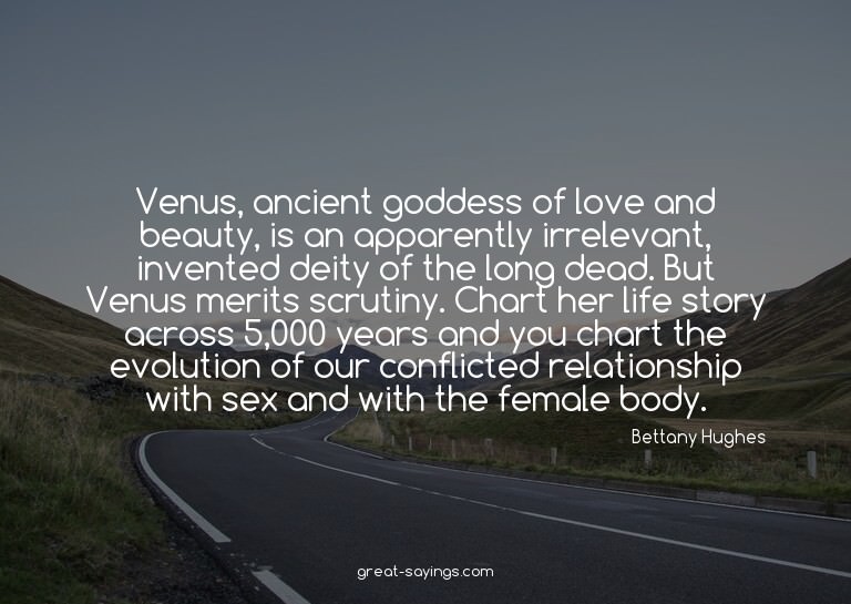 Venus, ancient goddess of love and beauty, is an appare