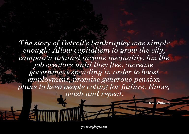 The story of Detroit's bankruptcy was simple enough: Al