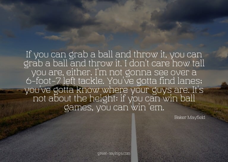 If you can grab a ball and throw it, you can grab a bal