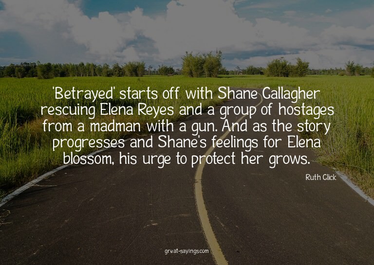 'Betrayed' starts off with Shane Gallagher rescuing Ele