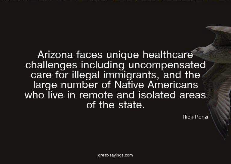 Arizona faces unique healthcare challenges including un