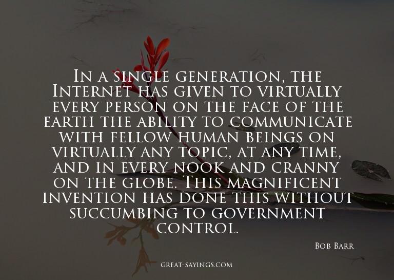 In a single generation, the Internet has given to virtu