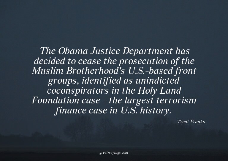The Obama Justice Department has decided to cease the p