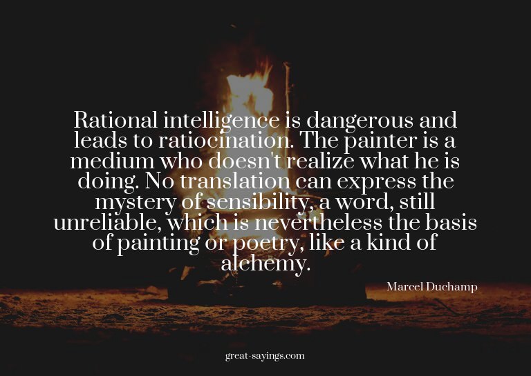 Rational intelligence is dangerous and leads to ratioci