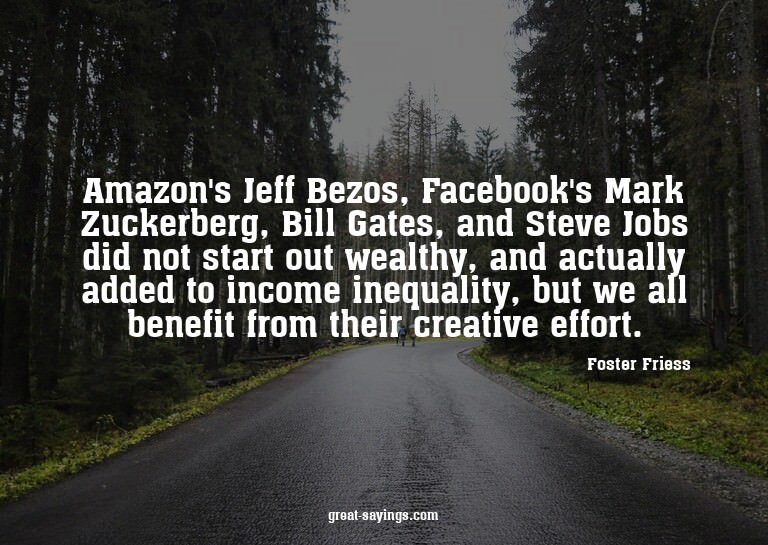 Amazon's Jeff Bezos, Facebook's Mark Zuckerberg, Bill G