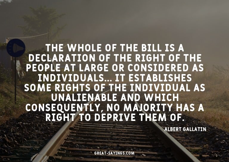 The whole of the Bill is a declaration of the right of