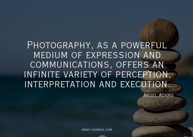 Photography, as a powerful medium of expression and com