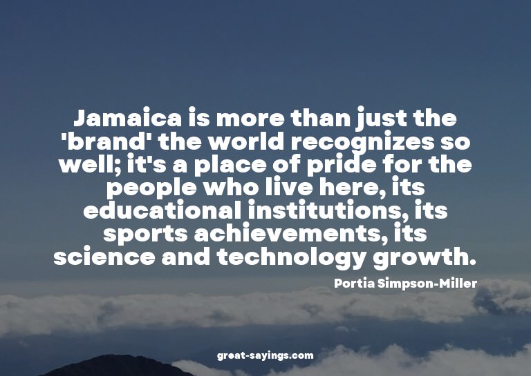 Jamaica is more than just the 'brand' the world recogni