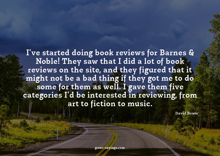 I've started doing book reviews for Barnes & Noble! The