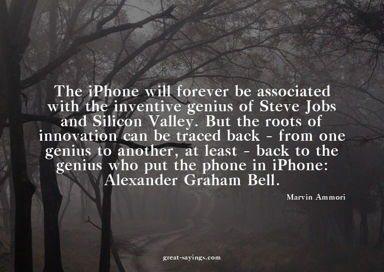 The iPhone will forever be associated with the inventiv