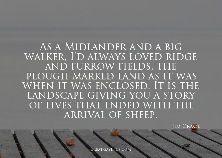 As a Midlander and a big walker, I'd always loved ridge