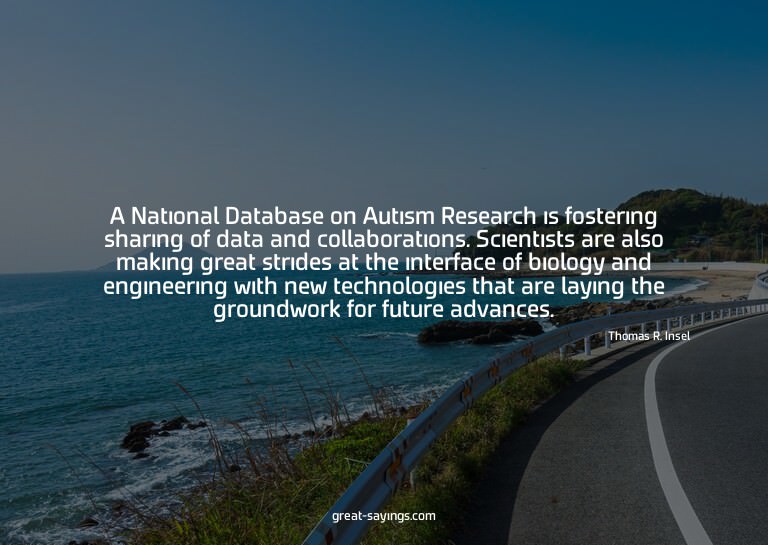 A National Database on Autism Research is fostering sha
