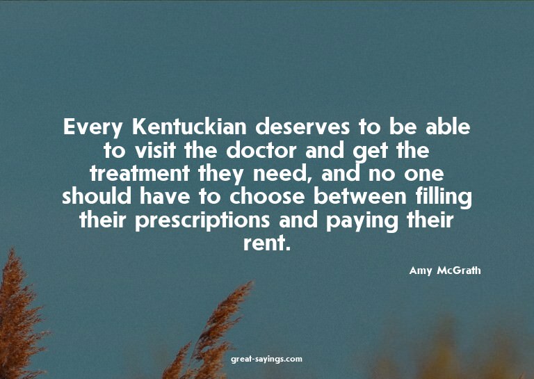 Every Kentuckian deserves to be able to visit the docto