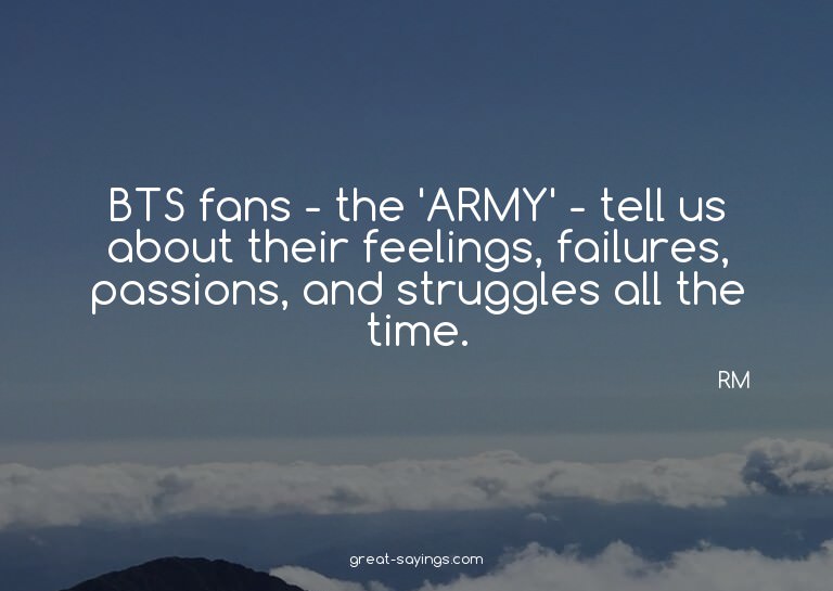 BTS fans - the 'ARMY' - tell us about their feelings, f