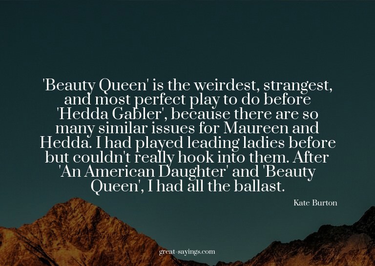 'Beauty Queen' is the weirdest, strangest, and most per