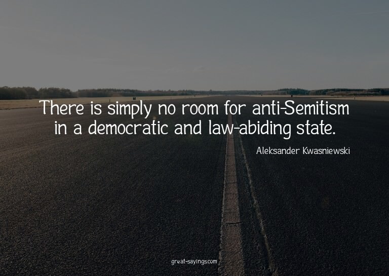 There is simply no room for anti-Semitism in a democrat