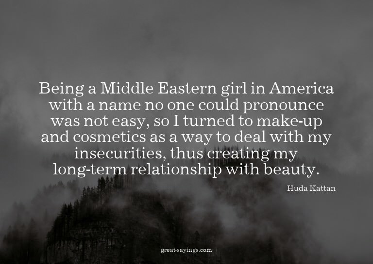 Being a Middle Eastern girl in America with a name no o