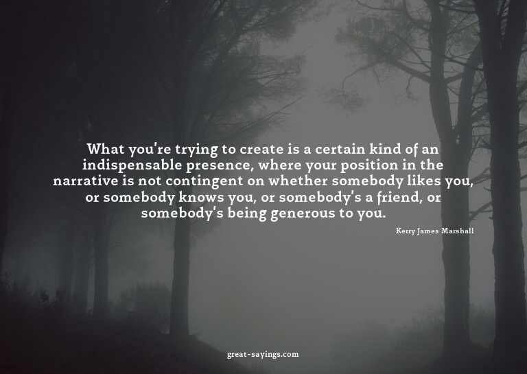 What you're trying to create is a certain kind of an in
