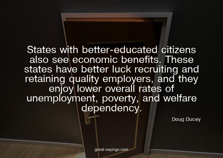 States with better-educated citizens also see economic