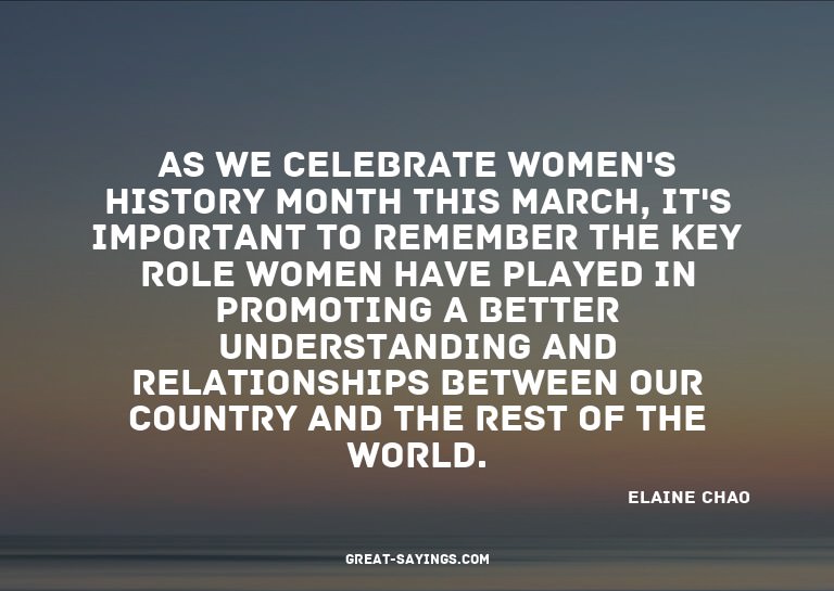 As we celebrate Women's History Month this March, it's