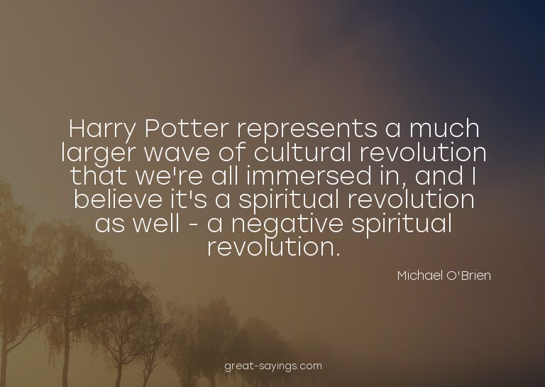 Harry Potter represents a much larger wave of cultural