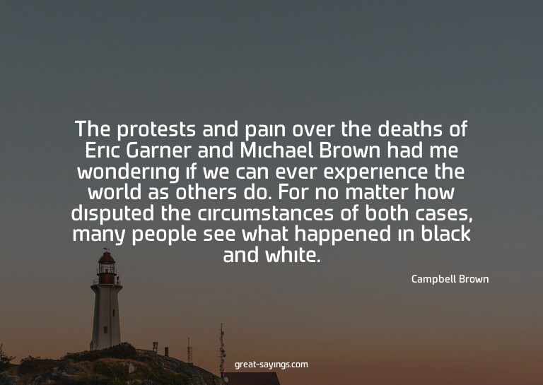 The protests and pain over the deaths of Eric Garner an