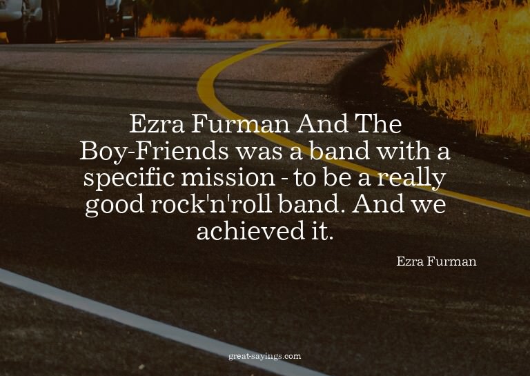 Ezra Furman And The Boy-Friends was a band with a speci