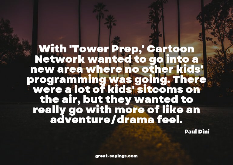 With 'Tower Prep,' Cartoon Network wanted to go into a
