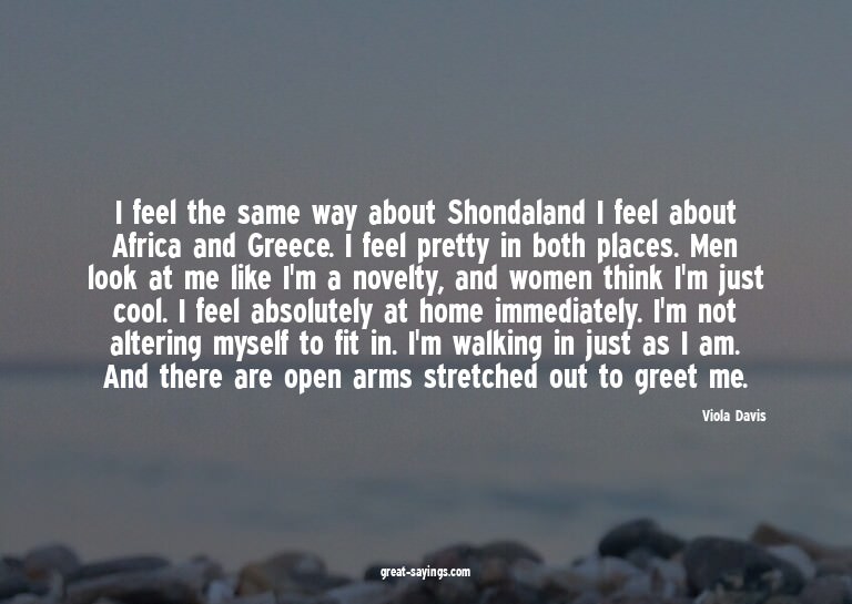 I feel the same way about Shondaland I feel about Afric