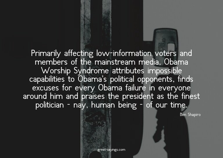 Primarily affecting low-information voters and members