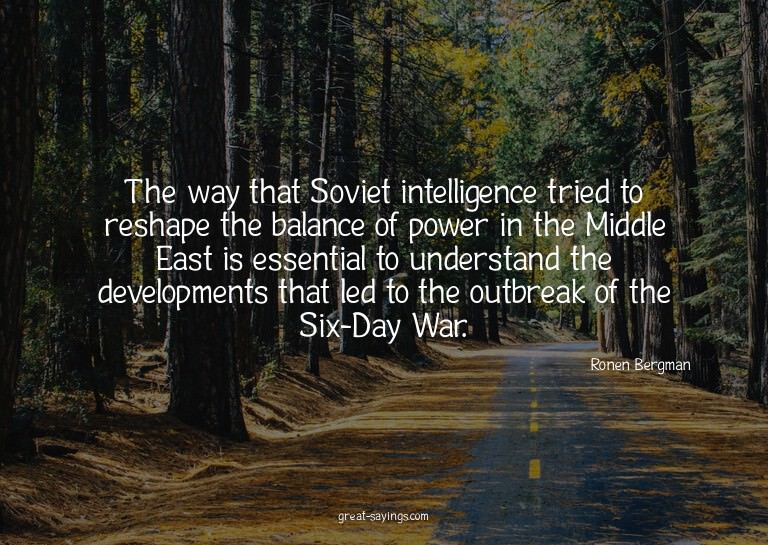 The way that Soviet intelligence tried to reshape the b