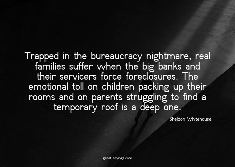 Trapped in the bureaucracy nightmare, real families suf