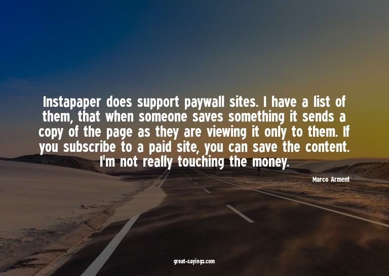 Instapaper does support paywall sites. I have a list of