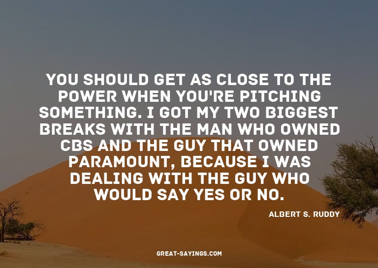 You should get as close to the power when you're pitchi