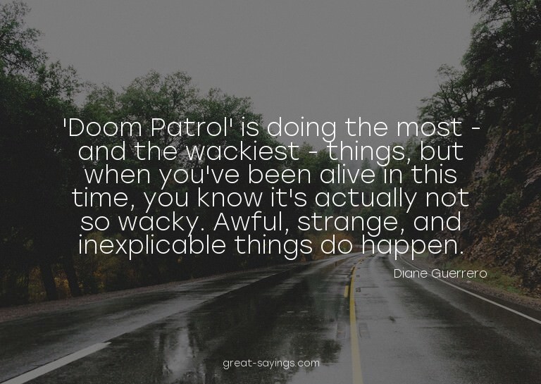 'Doom Patrol' is doing the most - and the wackiest - th