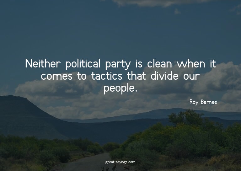 Neither political party is clean when it comes to tacti