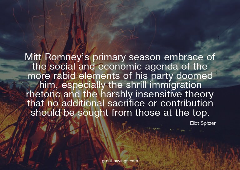 Mitt Romney's primary season embrace of the social and