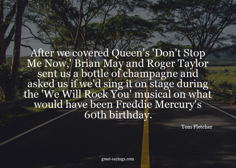 After we covered Queen's 'Don't Stop Me Now,' Brian May