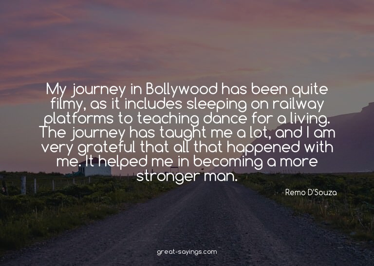 My journey in Bollywood has been quite filmy, as it inc