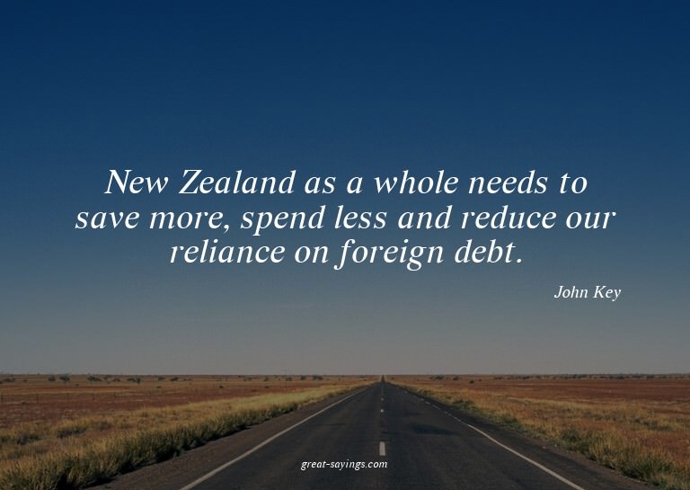 New Zealand as a whole needs to save more, spend less a
