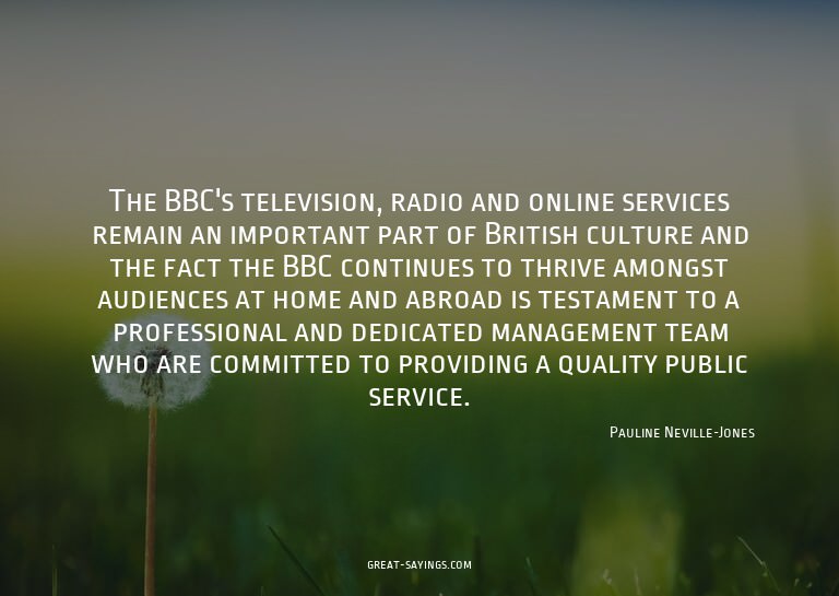 The BBC's television, radio and online services remain