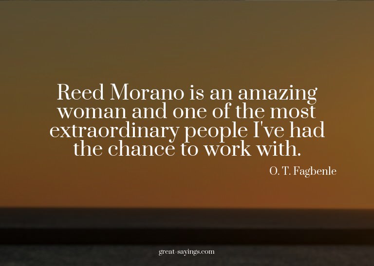 Reed Morano is an amazing woman and one of the most ext