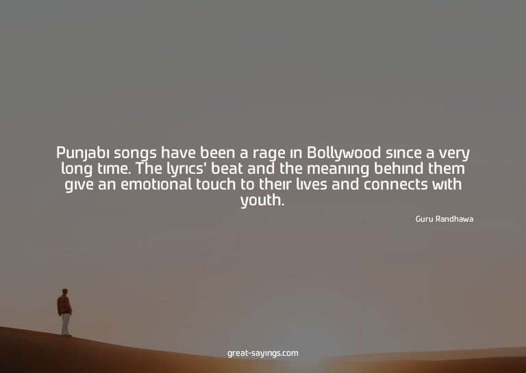 Punjabi songs have been a rage in Bollywood since a ver