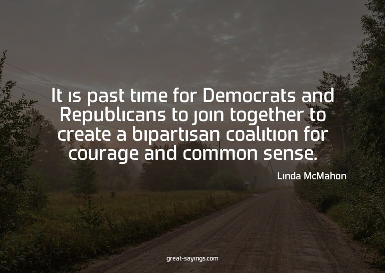 It is past time for Democrats and Republicans to join t