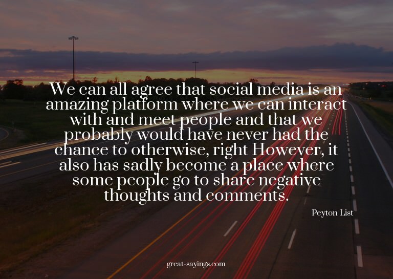 We can all agree that social media is an amazing platfo