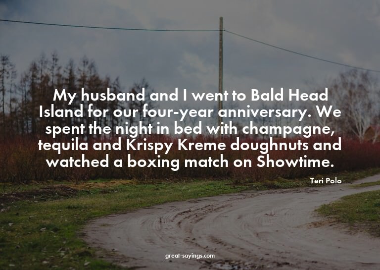 My husband and I went to Bald Head Island for our four-
