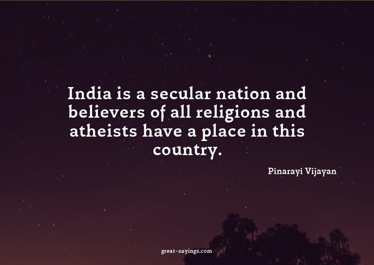 India is a secular nation and believers of all religion