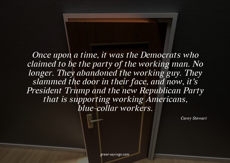 Once upon a time, it was the Democrats who claimed to b